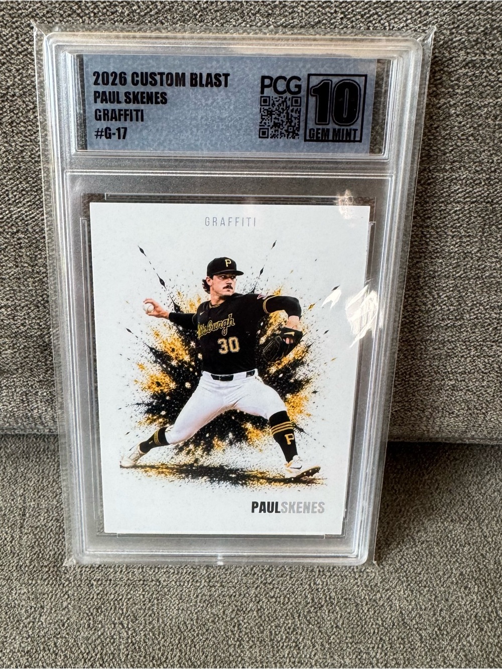 Paul Skenes - 2026 Custom Blast Graffiti #G-17 PCG 10 Gem Mint